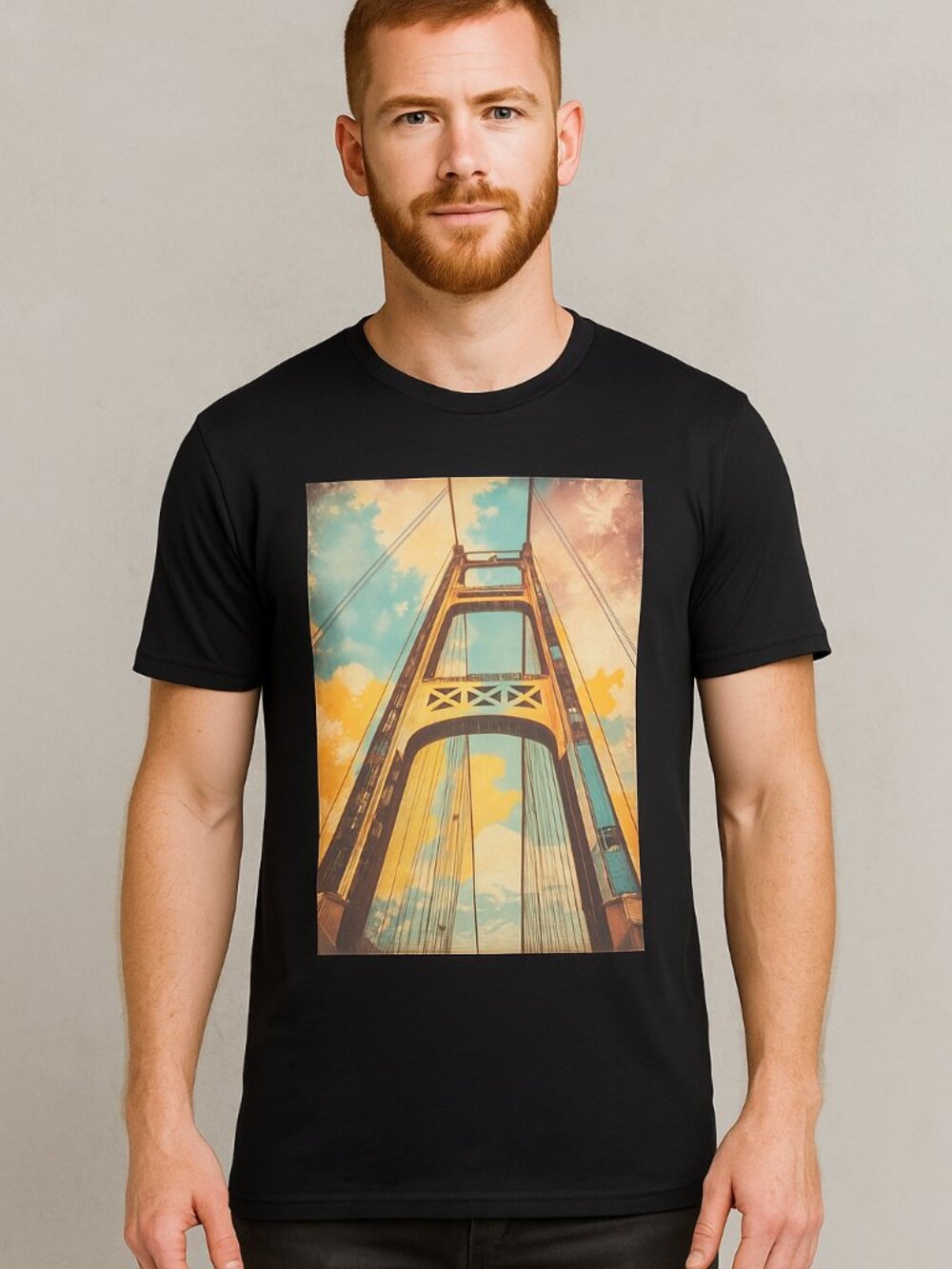Mackinac Bridge MI Shirt Size 3XL - DTF pressed tshirt unisex Gildan soft style